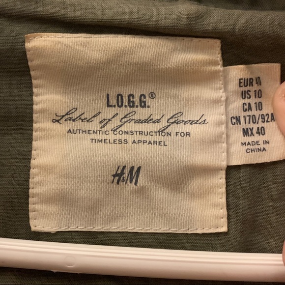 H&M Army green Parker jacket - Picture 11 of 13